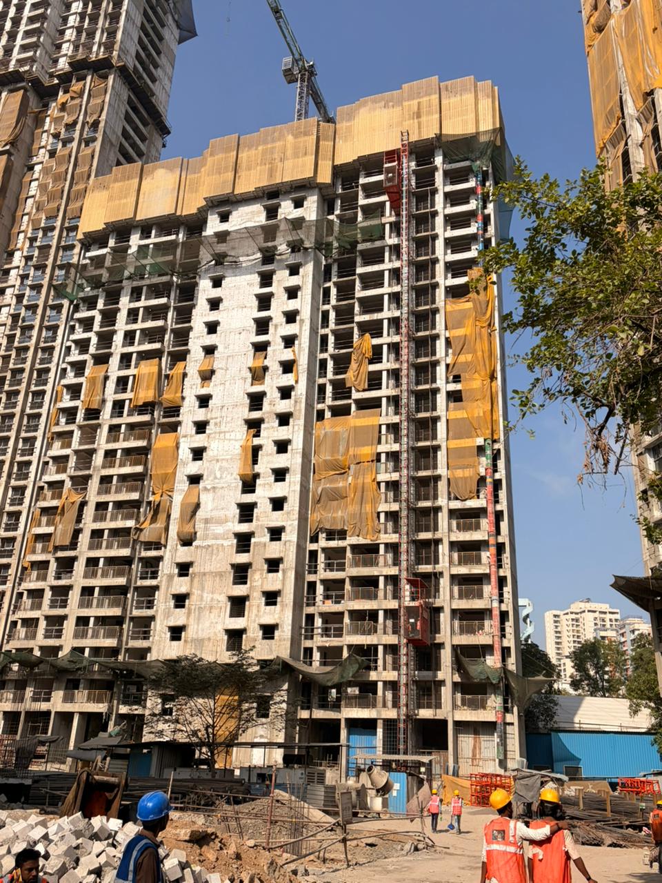 Tower 4 — upper-floor progress