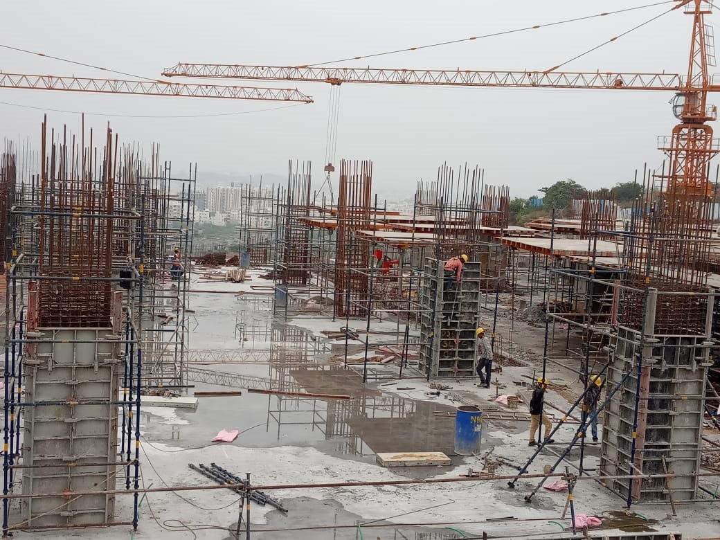 Column reinforcement works